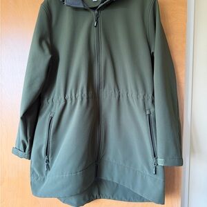 Outdoor Ventures Green Hooded Jacket with Zipper